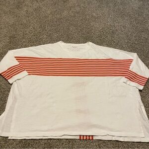 Mersea Catalina Slub tee striped cotton classic nautical coastal preppy oversize